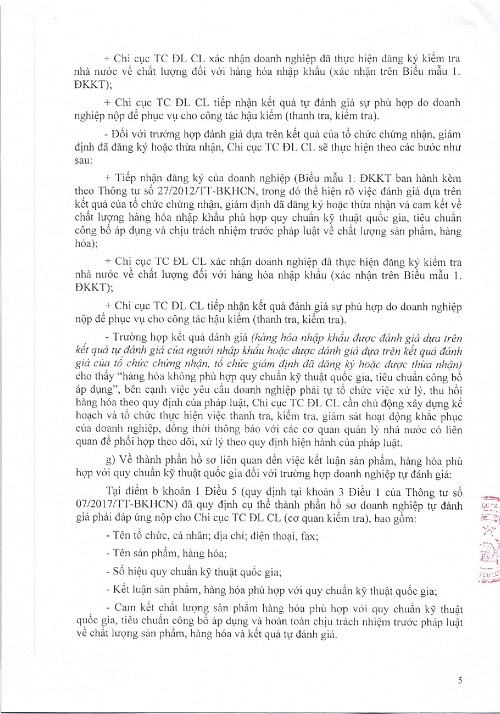 Hướng dẫn thực hiện thông tư 07-2017-bkhcn