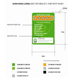 nhãn năng lượng 5 sao